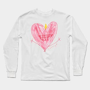 Unicorn Heart Love by Lakely - Homeschool Art Class 2021/22 Art Supplies Fundraiser Long Sleeve T-Shirt